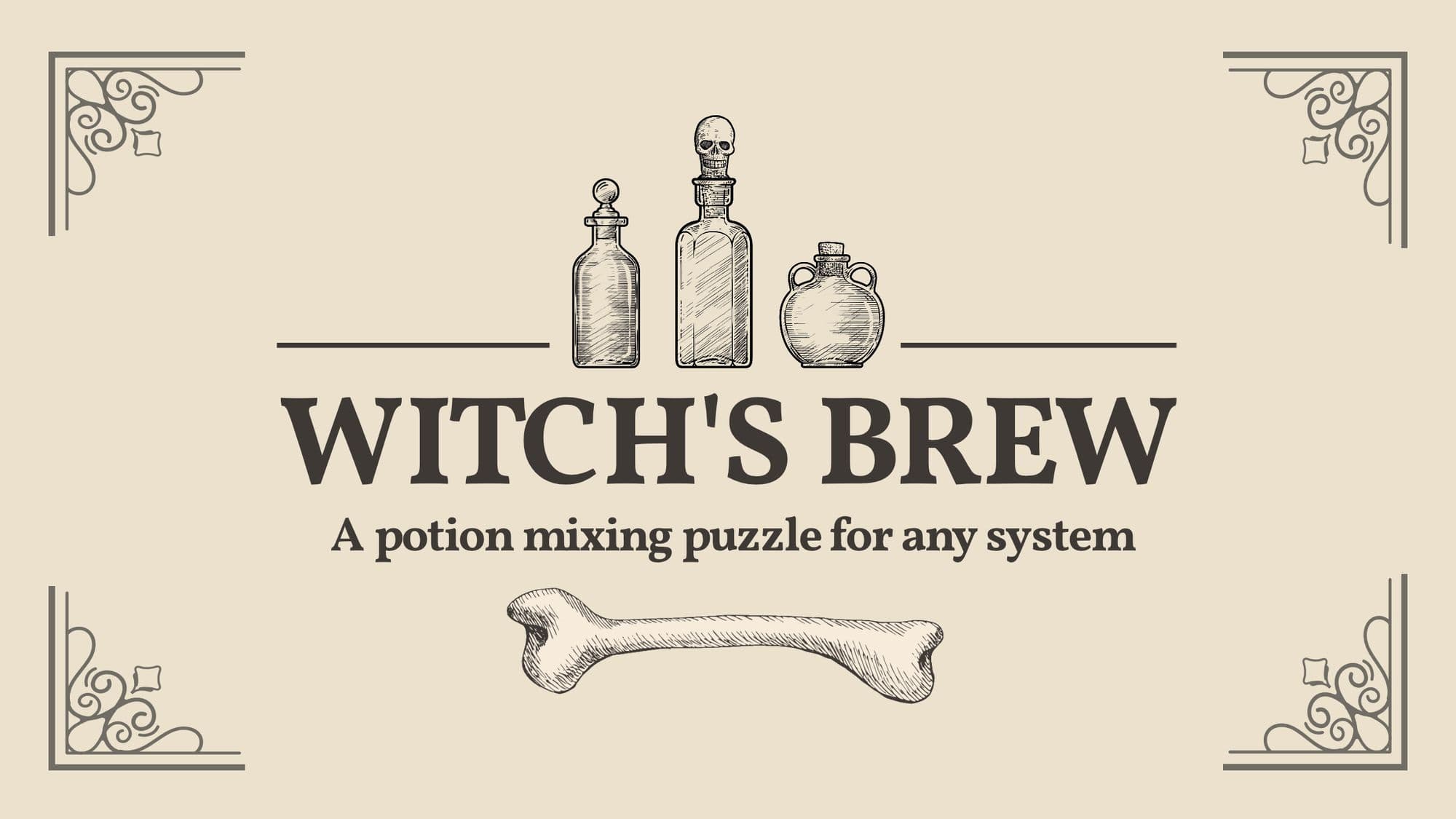 Witch's Brew: A potion mixing puzzle for any system