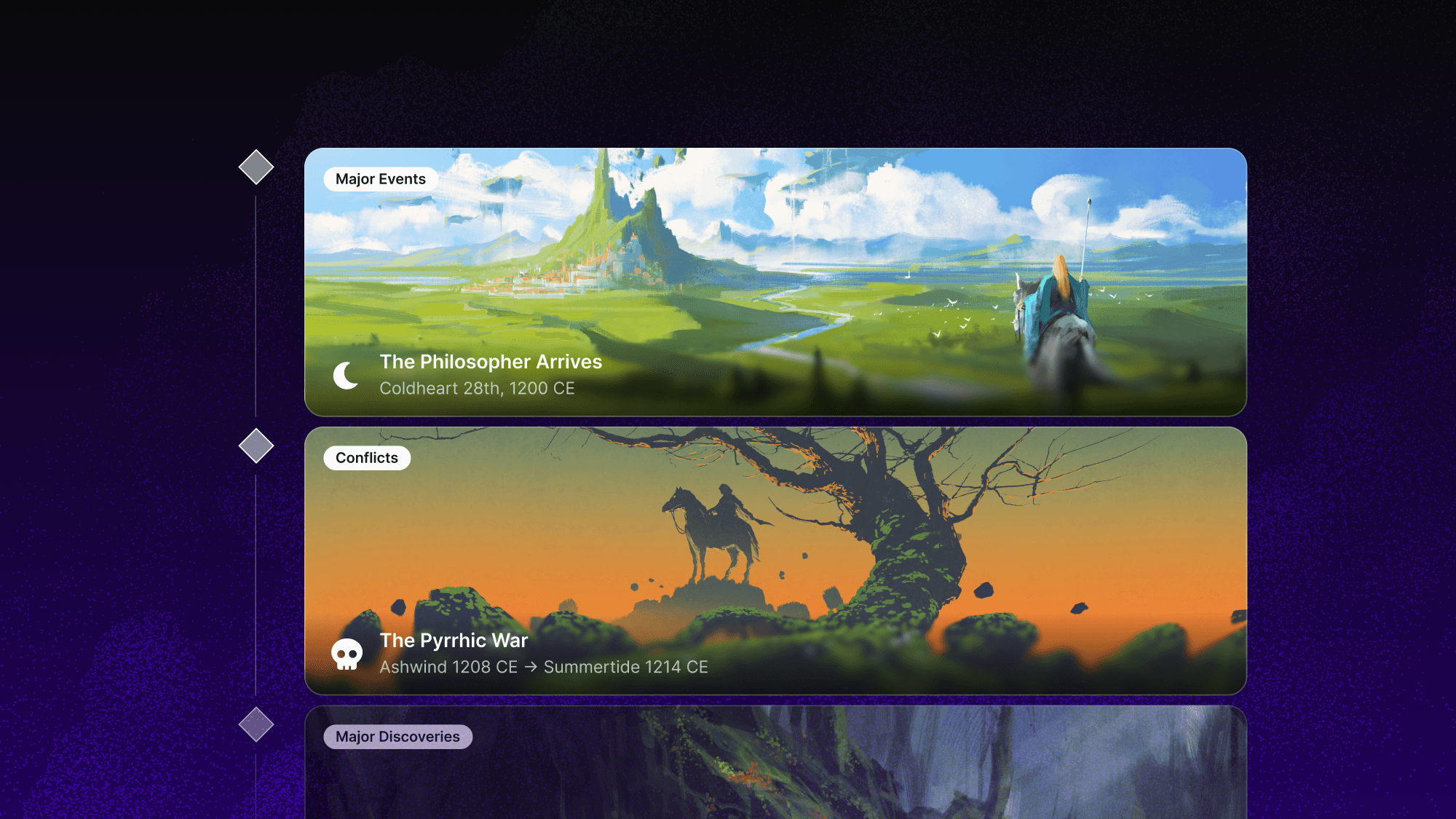 Why you should try LegendKeeper's free Timelines tool